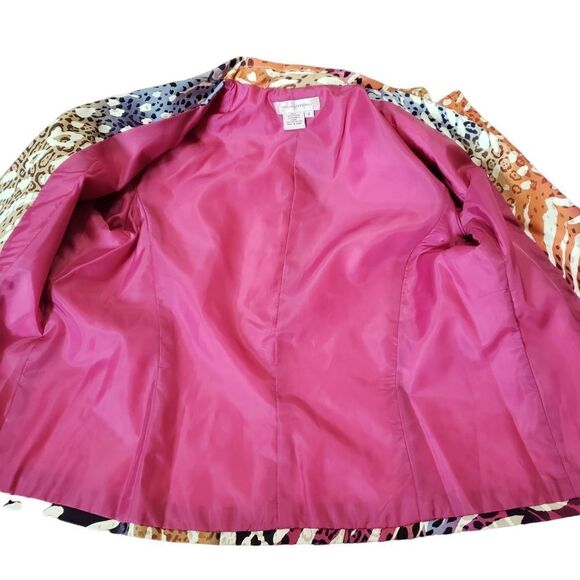 Transitions Multicolored Blazer Size 4 - Picture 9 of 15